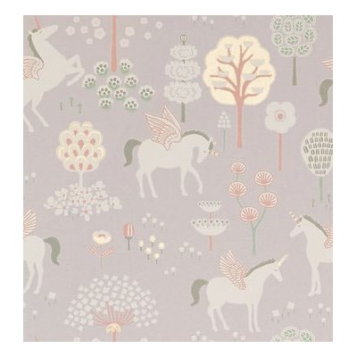 Majvillan Tapet True Unicorns Lila