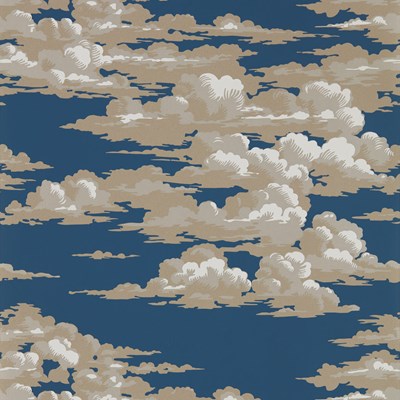 Sanderson Tapet Silvi Clouds Yacht Blue