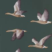 Sanderson Tapet Elysian Geese Amsterdam Green
