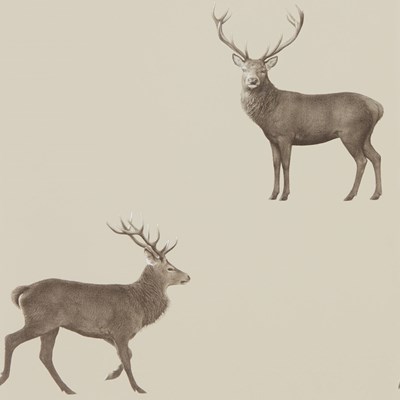 Sanderson Tapet Evesham Deer Birch