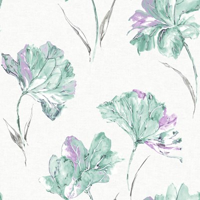 Intrade Tapet Azalea Heather Teal