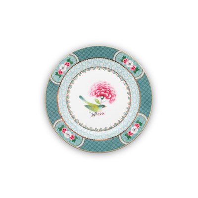 PiP Studio Tallrik Blushing Birds Blue 17 cm