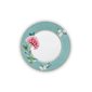 PiP Studio Tallrik Blushing Birds Blue 21 cm