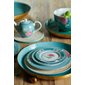 PiP Studio Tallrik Blushing Birds Blue 17 cm