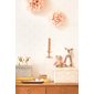 Majvillan Tapet Holly Gold/Creme white