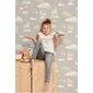 Majvillan Tapet Rainbow treasures Mud grey