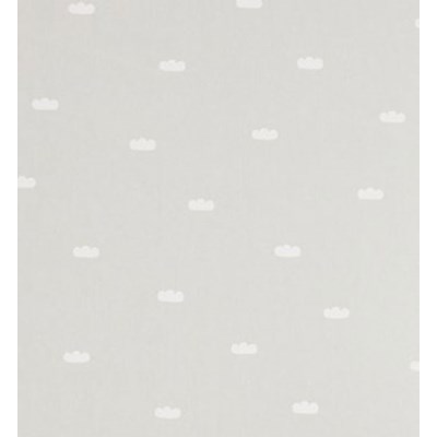 Majvillan Tapet Dreamy clouds Soft grey