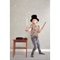 Majvillan Tapet Twinkle Mud grey