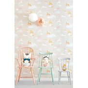Majvillan Tapet Rainbow treasures Lovely pastel pink
