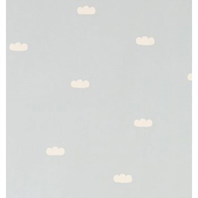Majvillan Tapet Dreamy clouds Dusty blue