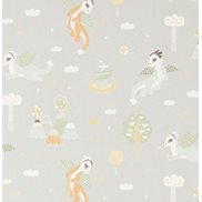 Majvillan Tapet Magical adventure Soft grey