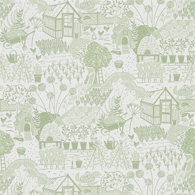 Sanderson Tapet The Allotment Fennel
