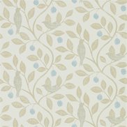 Sanderson Tapet Damson Tree Denim/Barley