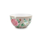 PiP Studio Skål Blushing Birds Khaki 15 cm