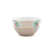 PiP Studio Skål Star Flower Khaki 9,5 cm