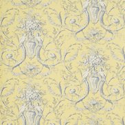 Sanderson Tapet Cherubs Toile Mimosa/Marine