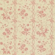 Sanderson Tapet Floral Stripe