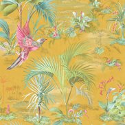 PiP Studio Tapet Palm Scene Yellow