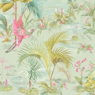 PiP Studio Tapet Palm Scene Green