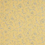 Sanderson Tapet Scroll Coordinate Lemon/Blue/Alabaster