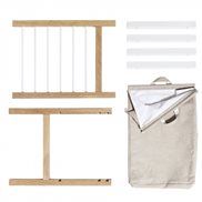 Oliver Furniture Utdragbar klädhängare och tvättpåse Seaside
