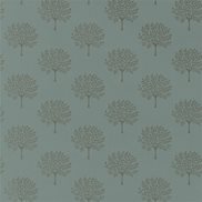 Sanderson Tapet Marcham Tree English grey