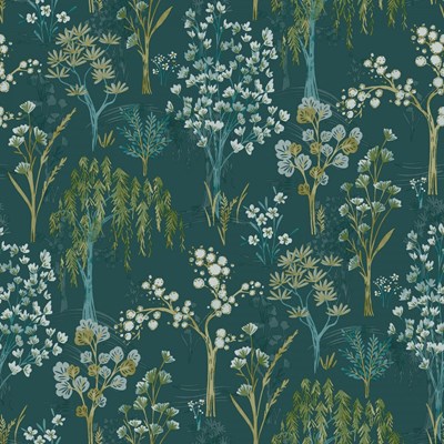 Intrade Tapet Kleder Teal