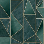 Intrade Tapet Charon Teal/Gold