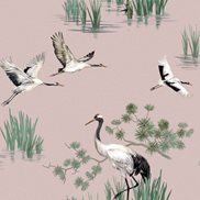 Intrade Tapet Heath Pink