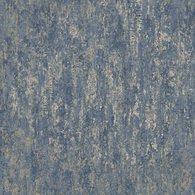 Intrade Tapet Distressed Metallic Navy