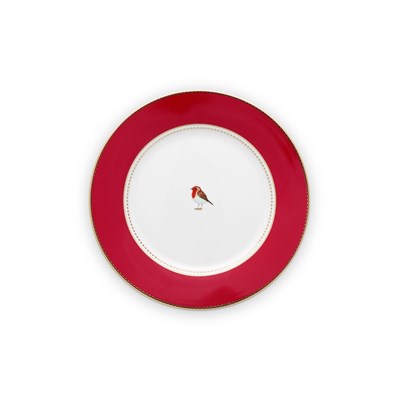 PiP Studio Tallrik Love Birds Red 21 cm