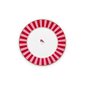 PiP Studio Tallrik Love Birds Stripe Red/Pink 17 cm