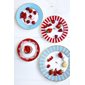 PiP Studio Tallrik Love Birds Stripe Red/Pink 17 cm