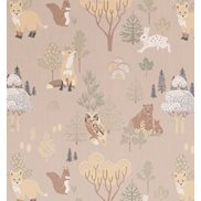 Majvillan Tapet Deep Forrest Soft Beige
