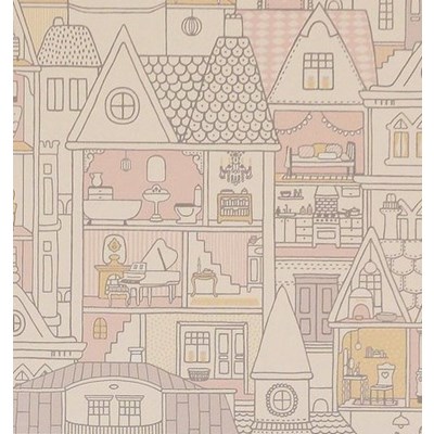 Majvillan Tapet Dollhouse Wool White