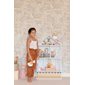 Majvillan Tapet Dollhouse Wool White