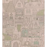 Majvillan Tapet Dollhouse Soft Lilac