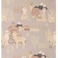 Majvillan Tapet Lama Village Soft grey