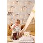 Majvillan Tapet Lama Village Soft grey