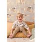 Majvillan Tapet Lama Village Soft grey