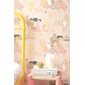 Majvillan Tapet Lama Village Light Sunny pink