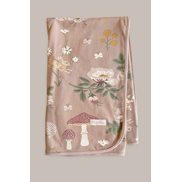 Majvillan Babyfilt Old Garden Rosa