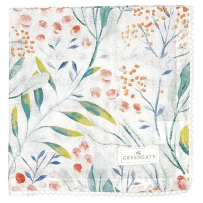 GreenGate Tygservett/Brödkorgsduk Megan White