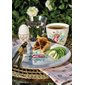 GreenGate Lattemugg Henrietta White