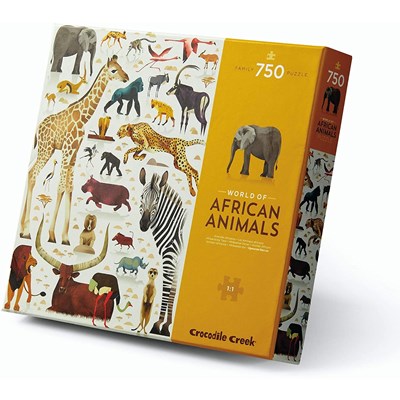Crocodile Creek Pussel African Animals 750 bitar
