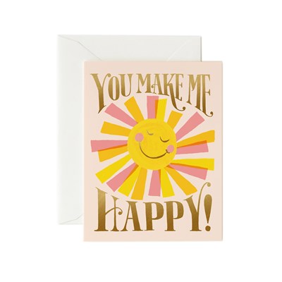 Rifle paper co Kort You make me happy