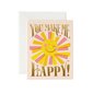Rifle paper co Kort You make me happy