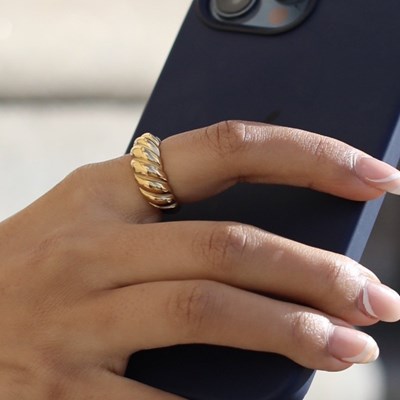 MASSI JEWELRY Ring Crossiant
