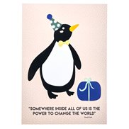 Rice Poster Penguin A3