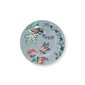 PiP Studio Tallrik Flower Festival Light blue 12 cm